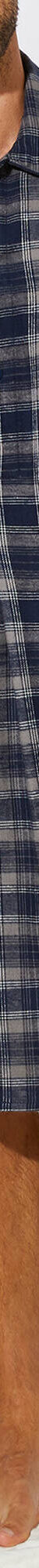 Nachthemd in liketstijl, geruit flanel (grijs) Nachthemd in liketstijl, geruit flanel (grijs)